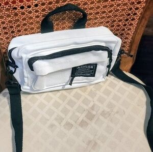 Fashion Instiict Stylish White Crossbody Carry Bag